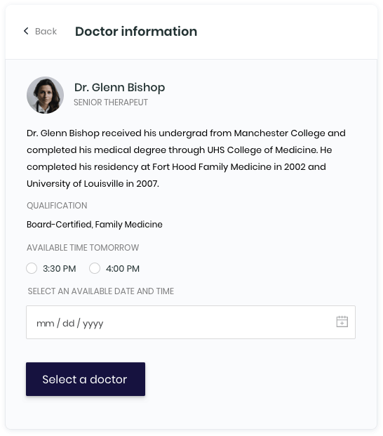 doctor information