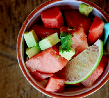 Mouth-watering watermelon salad
